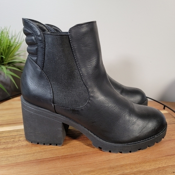 Dirty Laundry Levi Block Heel Chelsea Boot Creeper Size 9 - Picture 4 of 14